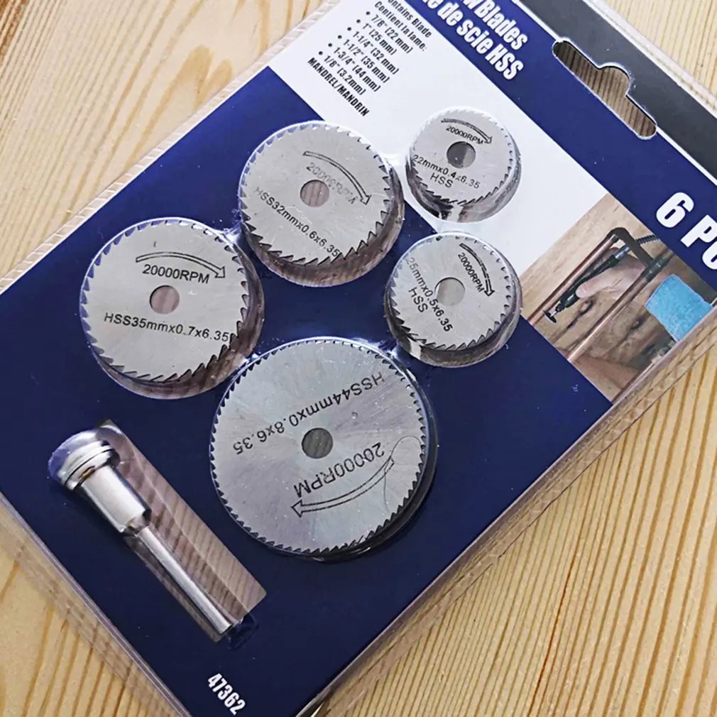Cordless Rotary Tool Kit Accessories - Hoja de sierra Circular HSS, herramienta