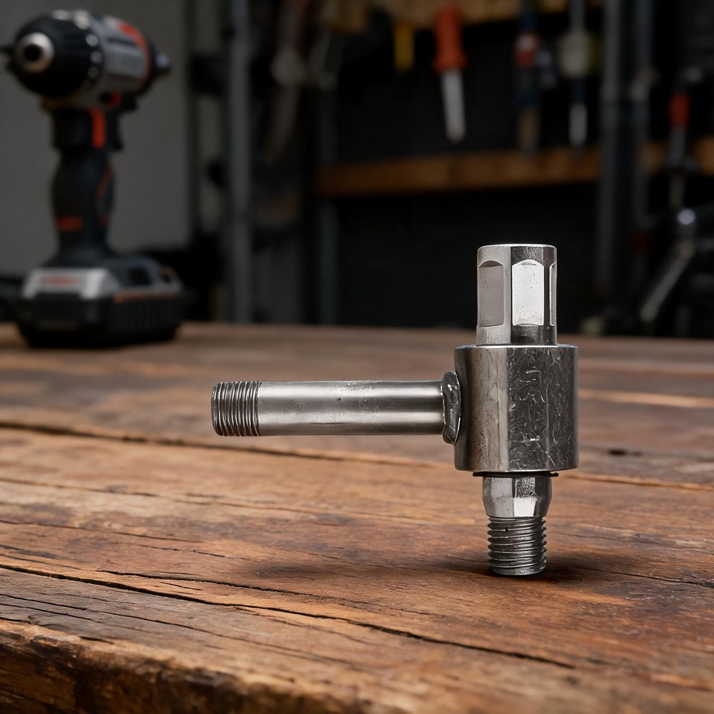 Reciprocating Saw Attachment Drill - Adaptador de inyección metálico giratorio para