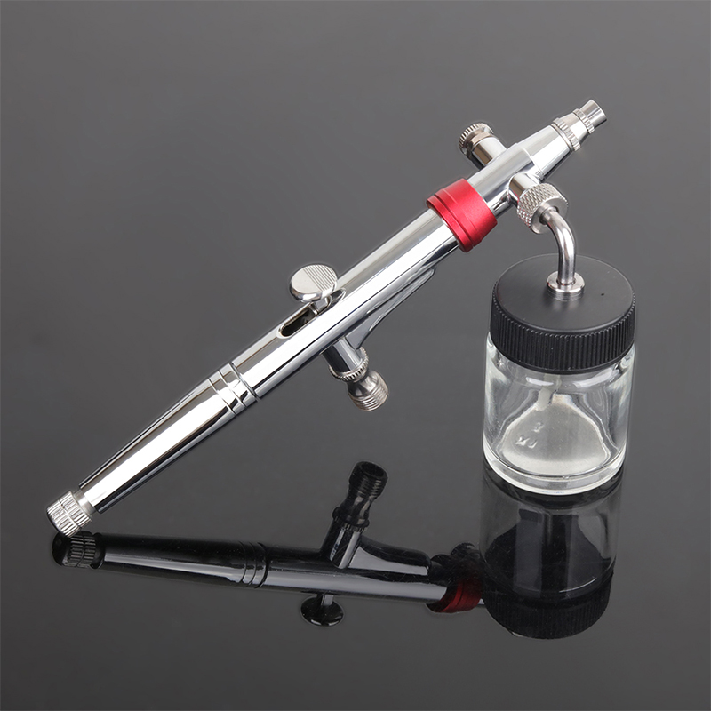 Airbrush Kit With Mini Compressor - Aerógrafo Rotatorio de Doble Acción de