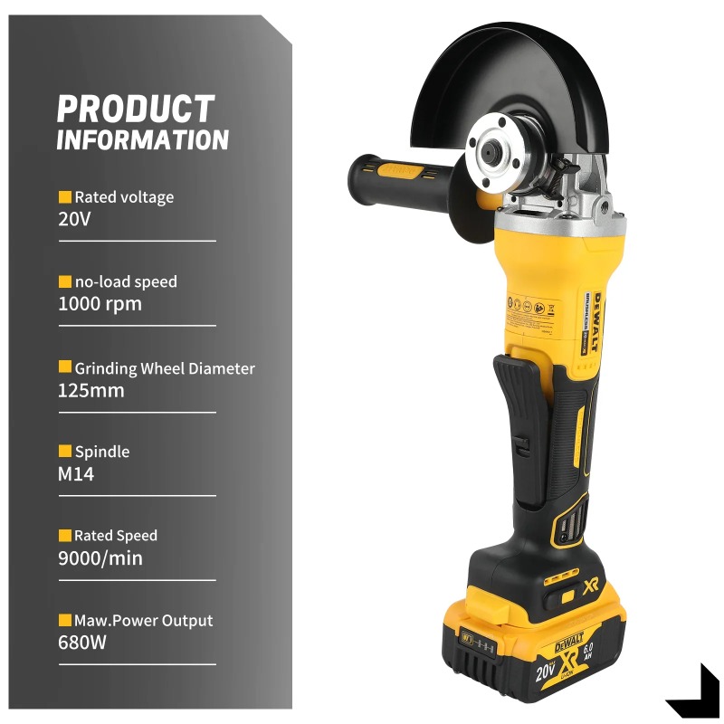 Amoladora Angular de Cabezal P - Brushless Angle Grinder Battery Powered reseña y precio