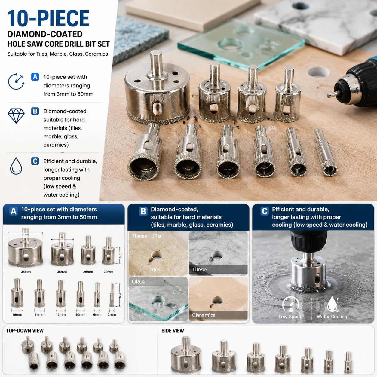 Juego de brocas con revestimie - Reciprocating Saw Attachment Drill reseña y precio