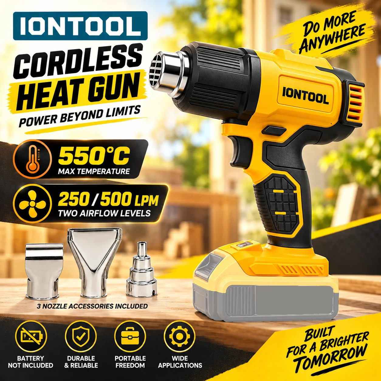 Pistola de calor inalámbrica I - Cordless Heat Gun For Shrink Tubing reseña y precio
